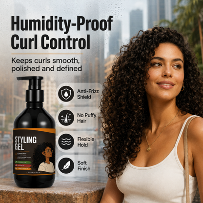 Stronq Hold Curly Hair Styling Gel