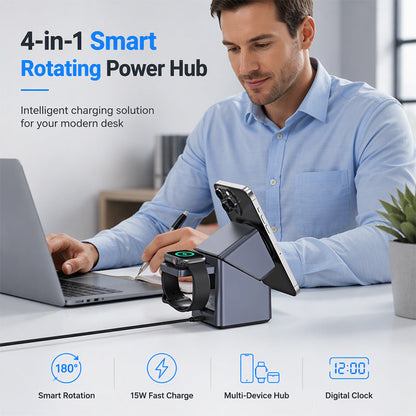 4-in-1 Magnetic Wireless Charging Station