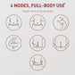 Multi-Mode Heat Massage Belt
