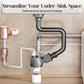 5-Way Sink Drain Pipe Adapter with Anti-Odor Valve
