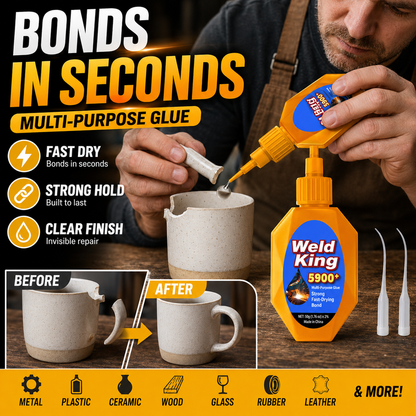 Quick-Dry Multifunctional Super Glue Adhesive