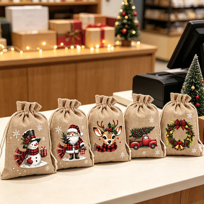 🎄Christmas Drawstring Gift Bags