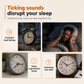 Modern Decorative Wall Clock Battery Operated No Drilling Hanging Clock for Living Room Bedroom and Kids Room