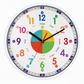 Modern Decorative Wall Clock Battery Operated No Drilling Hanging Clock for Living Room Bedroom and Kids Room