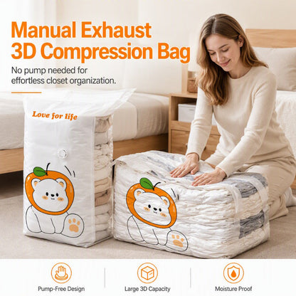 📦 LIMITED‑TIME 50% OFF! 🛏️ Space-Saving Vacuum Storage Bags – Pump-Free, Durable 🧳