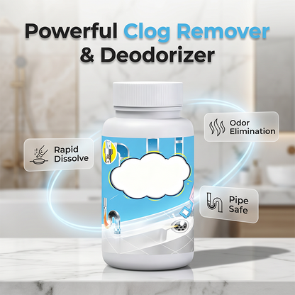 Sink Sewer Toilet Cleaning and Odor Removal Tablets