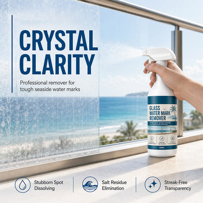 ⏰50% OFF – LAST CHANCE⏰ Glass Water Mark Remover Spray – Removes Water Spots & Mineral Deposits – Easy Spray – For Windows, Patios & Balconies! 🔥