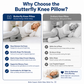Ergonomic Memory Foam Leg Pillow for Side Sleepers