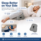 Ergonomic Memory Foam Leg Pillow for Side Sleepers