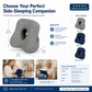 Ergonomic Memory Foam Leg Pillow for Side Sleepers