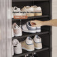 👟 Dustproof Shoe Rack: 360° Protection, Removable Shelves, Dual Drawers, Compact Vertical Design