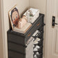 👟 Dustproof Shoe Rack: 360° Protection, Removable Shelves, Dual Drawers, Compact Vertical Design