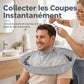 💞50K+ SOLD! ✂️🧹 Hair Cutting Cape with Catcher – built-in groove traps clippings, no mess on clothes or floors. Waterproof, non-static, folds flat. Perfect for home trims & kids' cuts! 💇✅