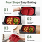 Reusable Divided Air Fryer Silicone Liner