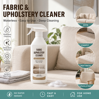 Waterless Fabric & Upholstery Cleaner Spray