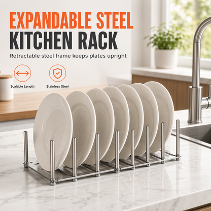 Expandable Stainless Steel Steaming Rack
