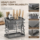Carbon Steel Kitchen Knife Rack and Cutlery Organizer