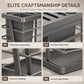 Carbon Steel Kitchen Knife Rack and Cutlery Organizer
