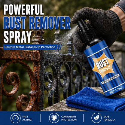 🔧✨Rust Remover Spray & Protective Metal Rust Converter – Removes Rust, Converts & Protects Metal Surfaces
