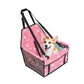 Breathable Pet Car Booster Seat Waterproof Travel Carrier Dog Hanging Bag