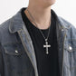 Men's Lord's Prayer Cross Necklace