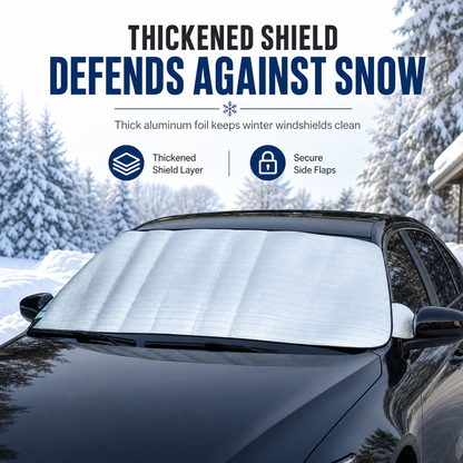 ❄️🚗 Double-Sided Windshield Snow Cover – Quick Winter Morning Protection