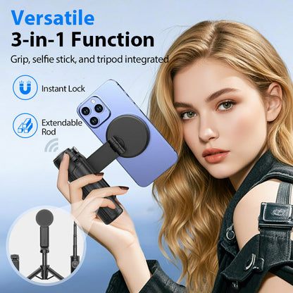 3-in-1 Portable Magnetic Telescopic Selfie Stick