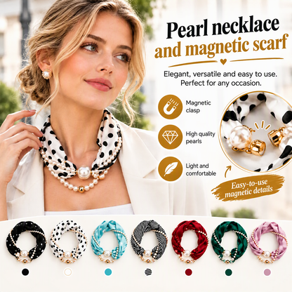 ⏳Limited-time 50% off⏰Pearl Scarf Necklace
