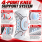 Dial-Adjustable Sports Knee Brace with Alloy Spring Support