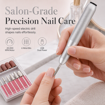 Portable USB Electric Nail Drill Pen for Manicure