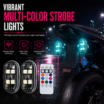 Wireless Remote Control LED Strobe Warning Light