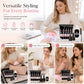15-Piece Poly Nail Extension Gel Kit with Dual Forms and Brush for Nail Art