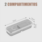 Contenedor de Alimentos Reutilizable con Divisiones