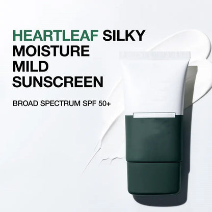 💜 LAST DAY PROMOTION 💥💜Heartleaf Silky Moisturizing Mild Sunscreen