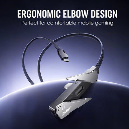 2-in-1 Fast Charging Cable with Phone Stand