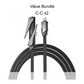 2-in-1 Fast Charging Cable with Phone Stand