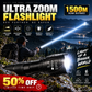 Bright Telescopic Long-Distance Outdoor Flashlight