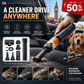 ⚡ Portable Handheld Car Vacuum Cleaner — 120W Cordless Mini Vac with 20000Pa Suction