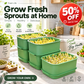 🌱 Stackable Bean Sprout Grower Box with Lid